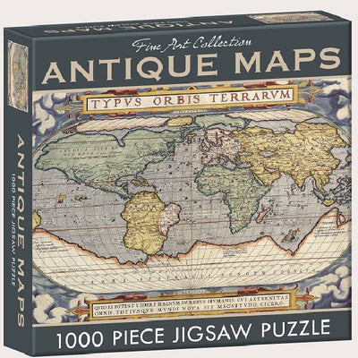 Antique Maps Abraham Ortelius 1000 Piece Jigsaw Puzzle Box - Readers Warehouse