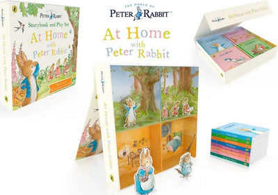 At Home With Petter Rabbit Storybook and Play Box Set - Readers Warehouse