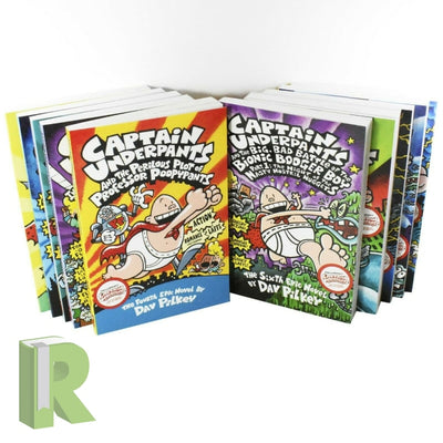Captain Underpants 10 Book Collection - Readers Warehouse