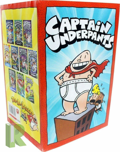 Captain Underpants 10 Book Collection - Readers Warehouse