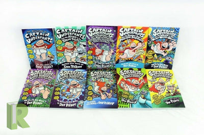 Captain Underpants 10 Book Collection - Readers Warehouse