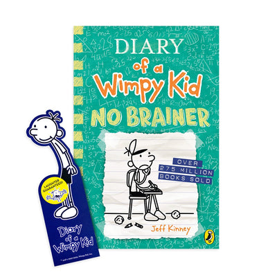Diary Of A Wimpy Kid - No Brainer[ Includes Bookmark] - Readers Warehouse
