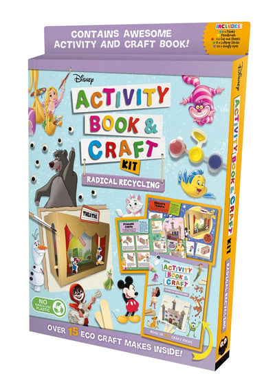 Disney: Activity Book & Craft Kit Radical Recycling - Readers Warehouse