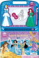Disney Princess - Learn To Write Abc Book And Magnet Drawing Kit - Readers Warehouse