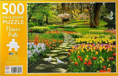 Flower Path 500 Pieces Jigsaw Puzzle - Readers Warehouse