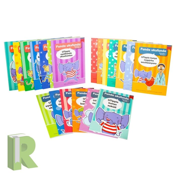 Funda Ukufunda noTippie- Inqanaba, 1 no 2 (20 Book Box-Set) ( IsiXhosa ) - Readers Warehouse