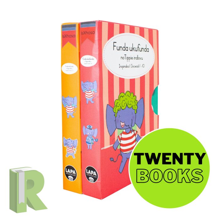 Funda Ukufunda noTippie- Inqanaba, 1 no 2 (20 Book Box-Set) ( IsiXhosa ) - Readers Warehouse