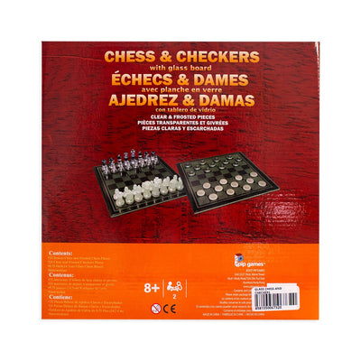 Glass Chess and Checkers - Readers Warehouse