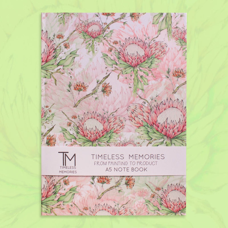 King Protea Notebook Journal A5 Non Lined Binding - Readers Warehouse