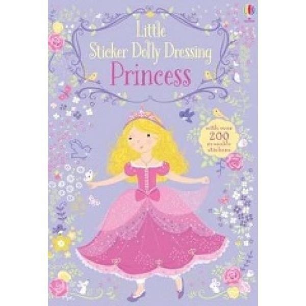 Princess Little Sticker Dolly Dressing Fiona Watt