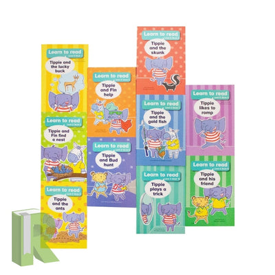 Learn To Read With Tippie The Elephant Level 2 (10 Books) - Readers Warehouse