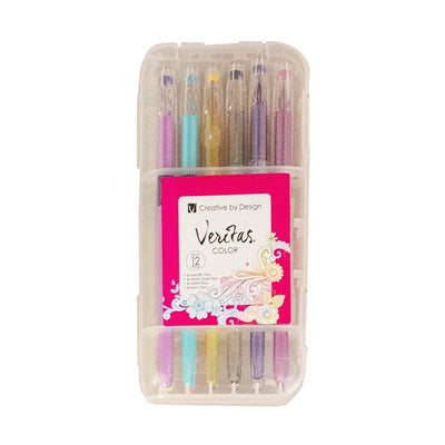 Veritas Colouring 12 Gel Pens - Readers Warehouse